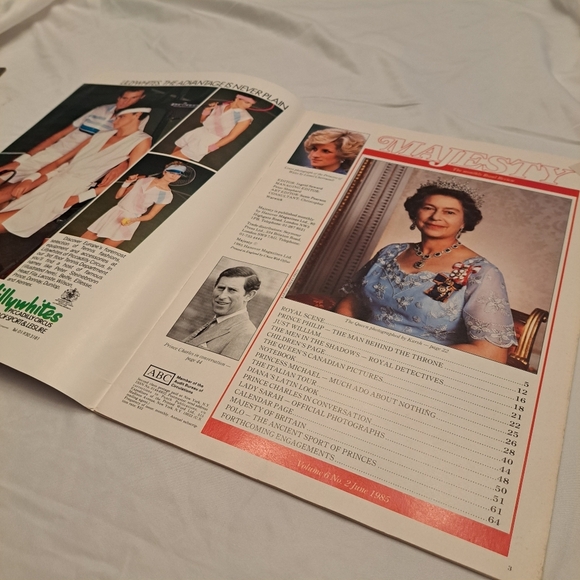 Majesty Magazine Volume 6 No 2 June 1985 Printed In England Royal Family - Picture 7 of 9